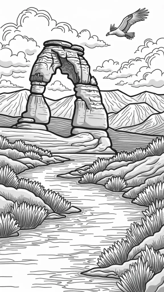 utah coloring pages